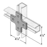 Strut Connector Plates: Five-Hole Cross Connector