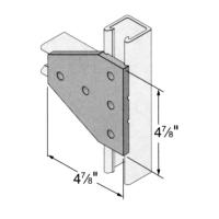 Strut Connector Plates: Five-Hole Tee Connector