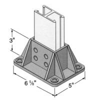 Strut Brackets and Braces: Polyurethane Double Post Base