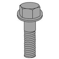 Strut Hardware: 1/4" Hex Head Flanged Bolts