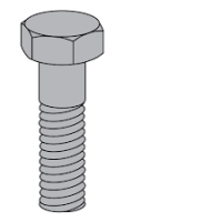 Strut Hardware: 3/8" Hex Head Bolts