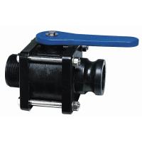 Norwesco Compact Bolted Ball Valves MPT x CAM Adapter: Manually Actuated