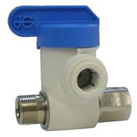 Push-Connect: ASV Polypropylene Angle Stop Adapter Valve