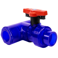 Ball Valve: T-Style - Socket with EPDM O-Ring Seal