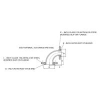 Reducing 90 Degree Elbow: Flanged