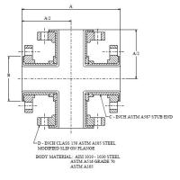 Cross: Flanged