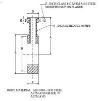 Instrument Tee - Lug Style - 2 Inch Outlet: Flanged
