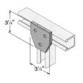 Strut Connector Plates: Three-Hole Tee Plate