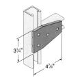 Strut Connector Plates: Four-Hole Tee Connector