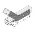 Strut Connector Plates: Four-Hole Angle Plate