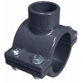 Clamp-On Saddle: Socket Single Outlet with EPDM O-Ring and Zinc-Plated Hardware