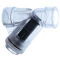 Hayward Y-Strainer Standard Model: CLEAR PVC/FPM