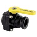 Banjo "Stubby" Full Port Ball Valves FPT x CAM Adapter: Manually Actuated - PP \ FKM