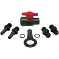 Spears Laboratory Valves with Adapter Kit: Manually Actuated - CPVC \ EPDM