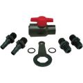 Spears Laboratory Valves with Adapter Kit: Manually Actuated - CPVC \ FKM