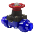 Diaphragm Valve: Dual Ends with PTFE Diaphragm