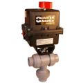 Asahi/America Multiport Type 23 Series: Series 94 Electrically Actuated - CPVC \ EPDM