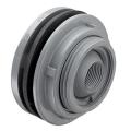 Spears Self-Aligning Bulkhead Fittings: CPVC/FPM - Threaded x Threaded