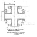 Cross: Flanged